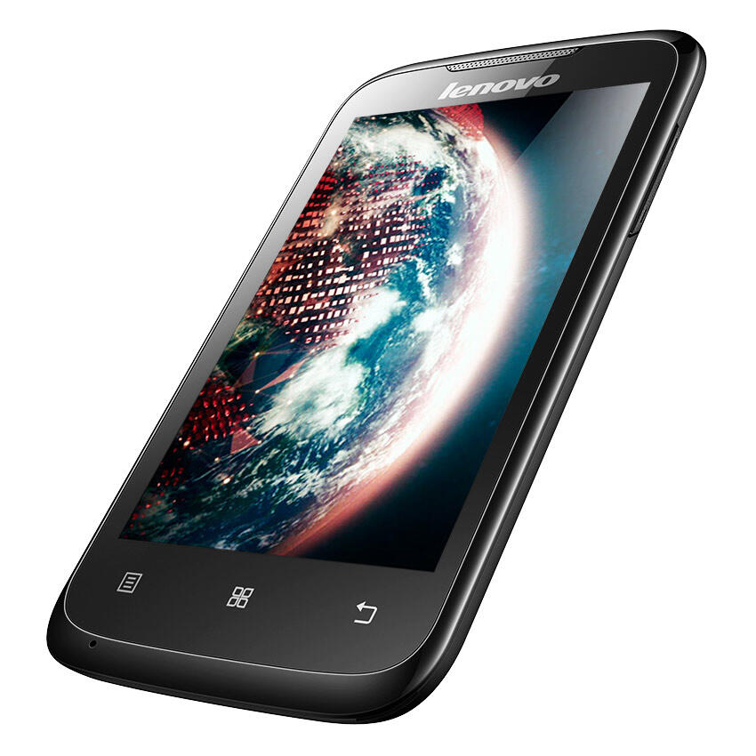 Lenovo A369i Dual-On SIM - 4 GB - Hitam