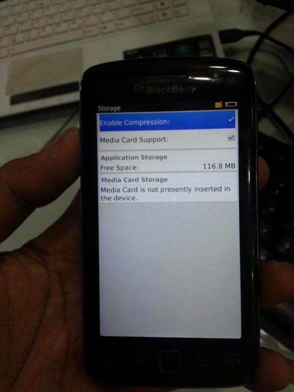 Jasa disable built in media storage Blackberry yg loading stuck 75% disini solusinya.