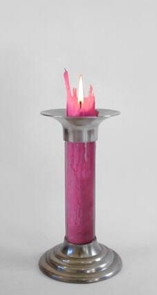 &#91;Tip Hemat&#93; Tatakan lilin yg langsung mencetak lelehan lilin menjadi lilin baru.