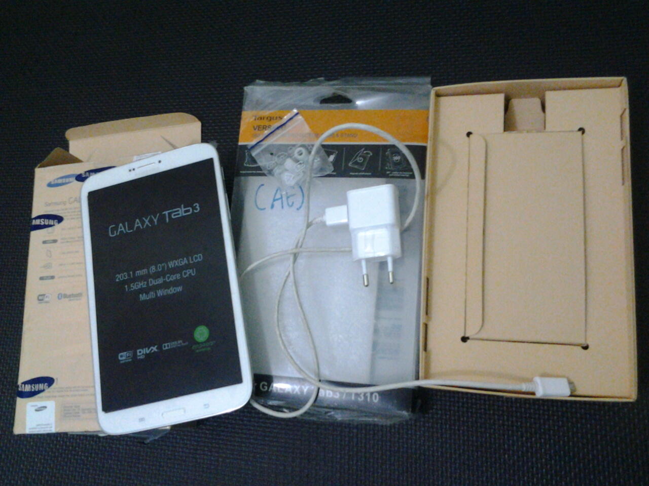 COD Bogor Samsung Galaxy Tab 3 8" type SM-T311 Bonus Targus Hardcase