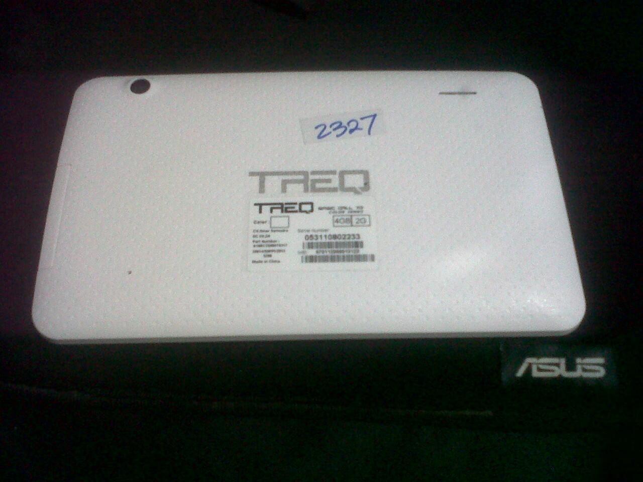 Tablet TREQ Basic Call 7D , seminggu di pakai layar rusak