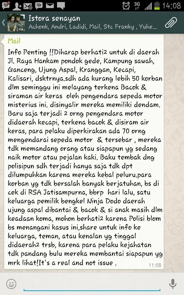 yang daerahnya deket-deket tempat ini tolong klarifikasi, berita ini asli atau palsu 