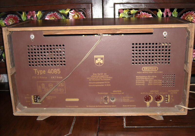=== RADIO ANTIK TABUNG GRUNDIG 4085 ORISINIL MULUS ===