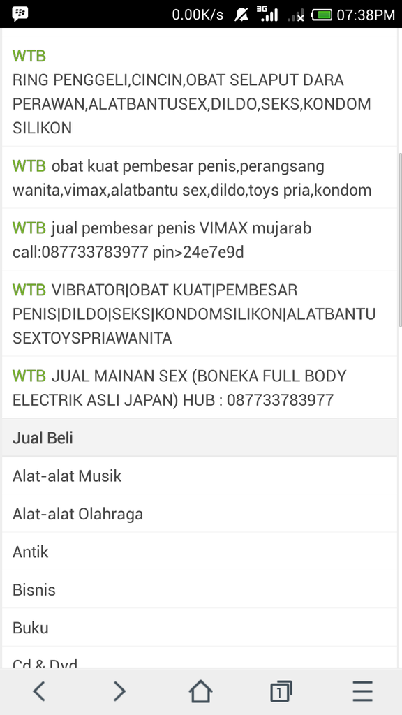 Barang yang banyak di cari di FJB KASKUS
