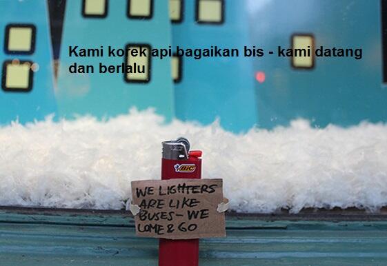 Cara cerdas grafis designer memberi sentuhan kepribadian pd sampah/barang dijalanan