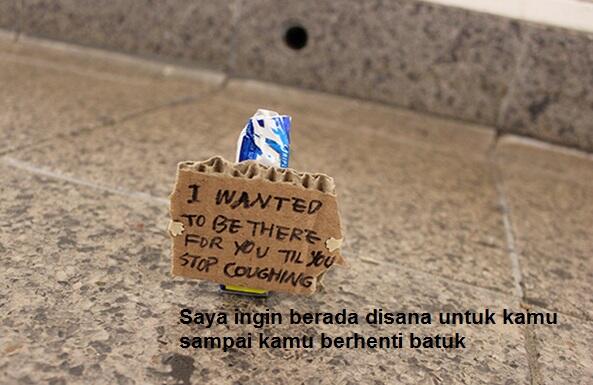 Cara cerdas grafis designer memberi sentuhan kepribadian pd sampah/barang dijalanan