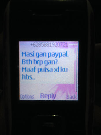 == Surat Terbuka Buat Seller Id: 202120445 Dengan No Telp: 085881920721 ==