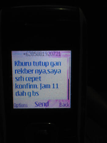 == Surat Terbuka Buat Seller Id: 202120445 Dengan No Telp: 085881920721 ==