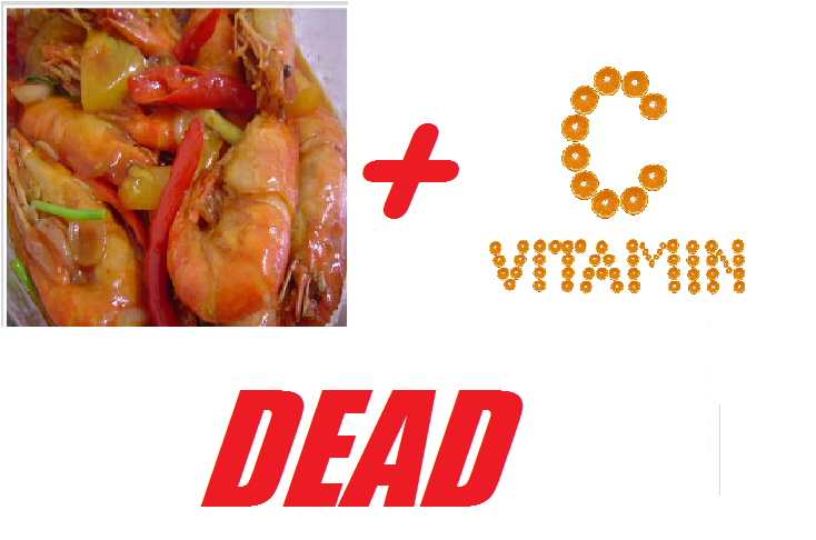 Bahaya Makan Udang Dan Vit C