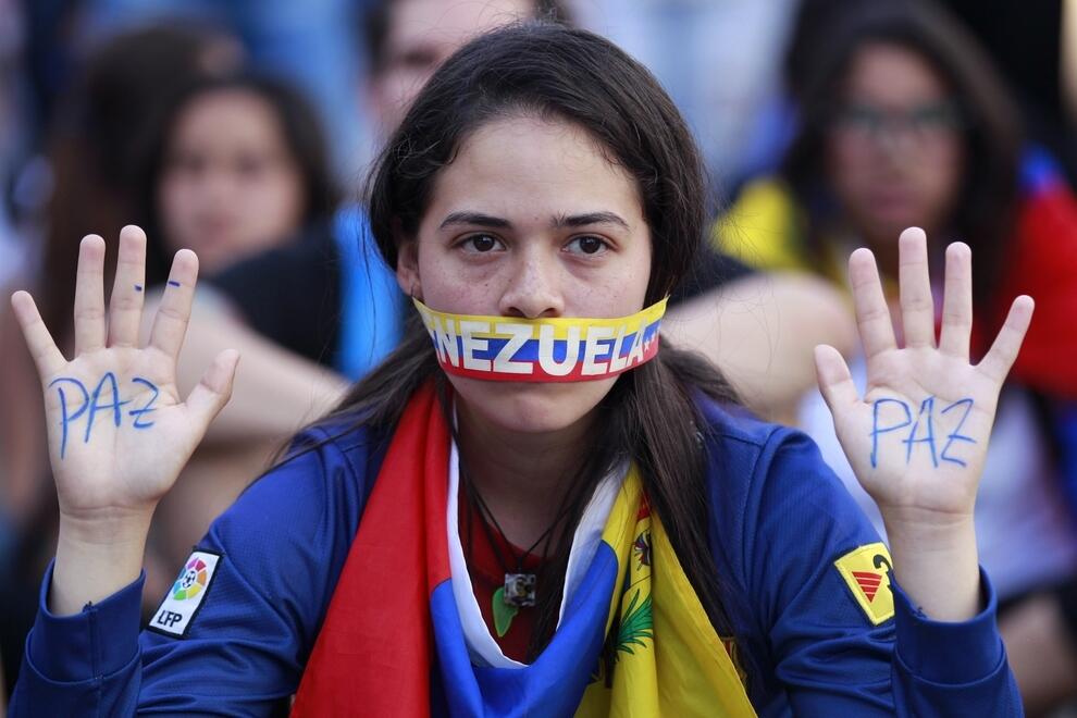 FOTO-FOTO PROTES DI VENEZUELA