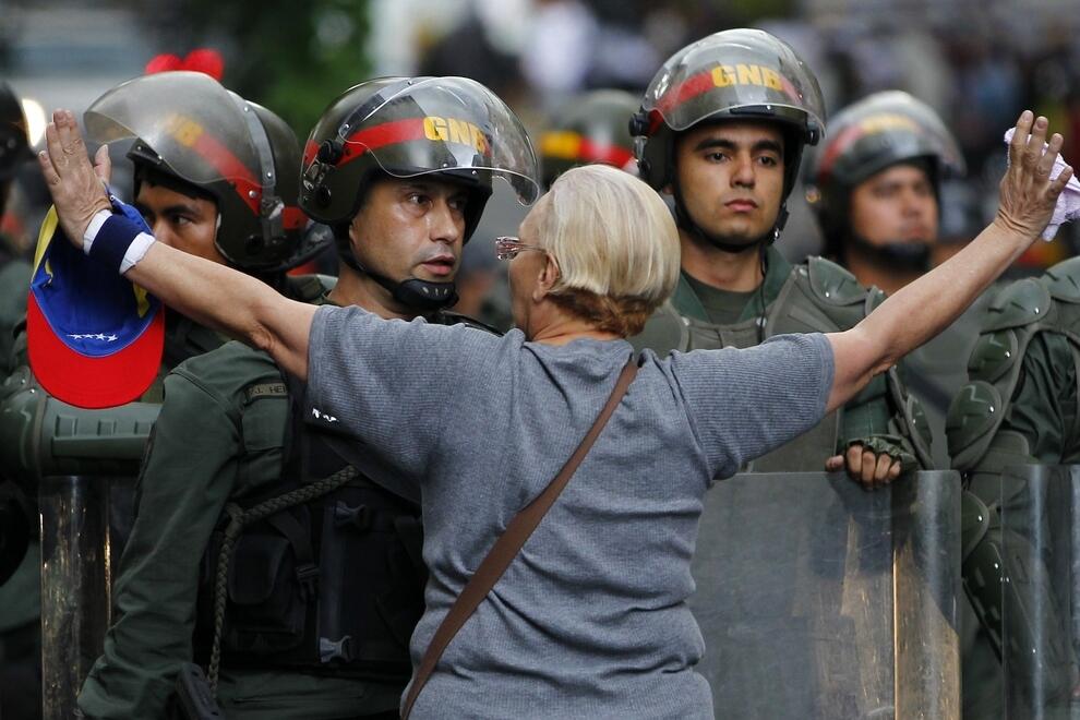 FOTO-FOTO PROTES DI VENEZUELA