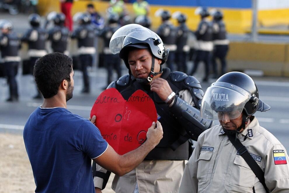 FOTO-FOTO PROTES DI VENEZUELA