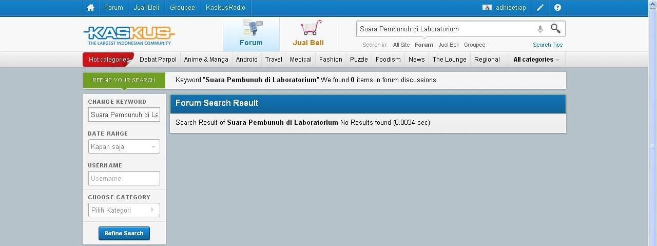 Suara Pembunuh di Laboratorium