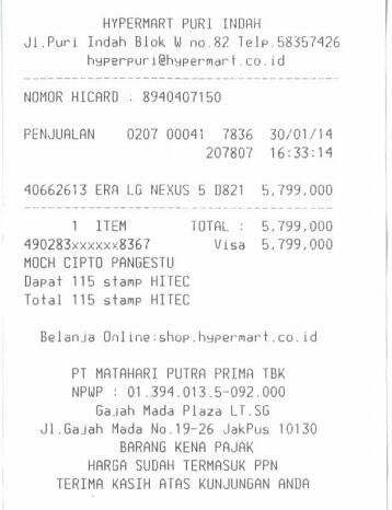 Hati - Hati Beli Handphone promo di Hypermart
