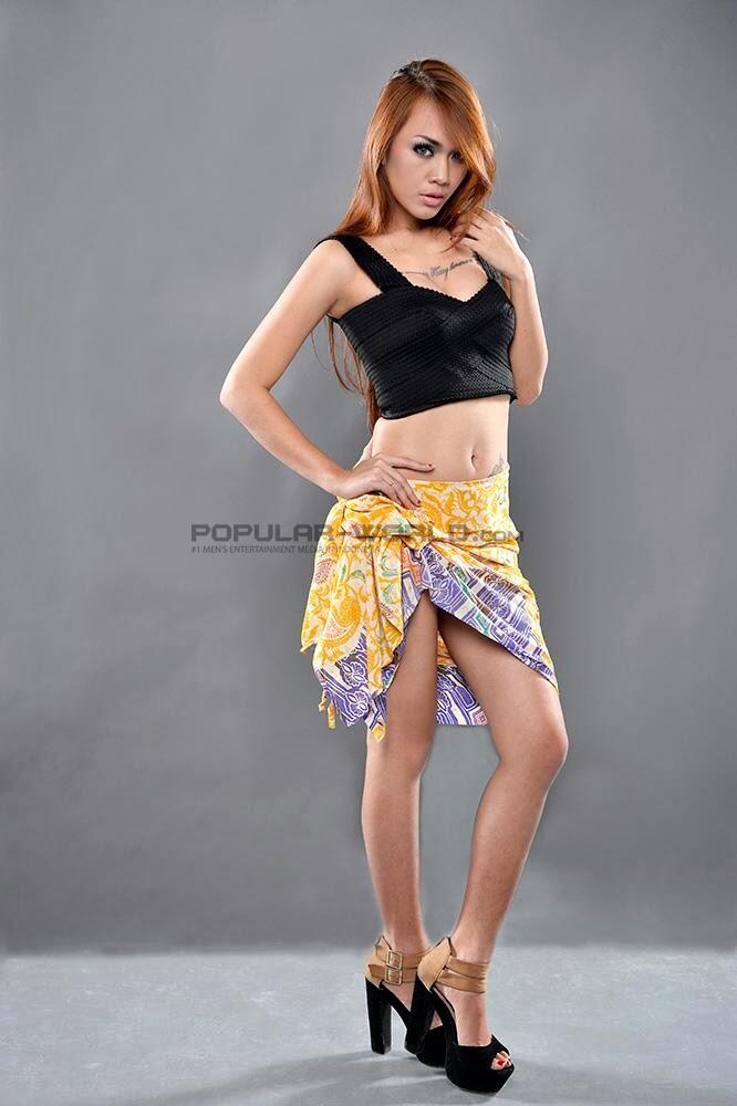 ( Indonesian Model ) Widya Magdalena for BFN 2014 Popular World Magazine 