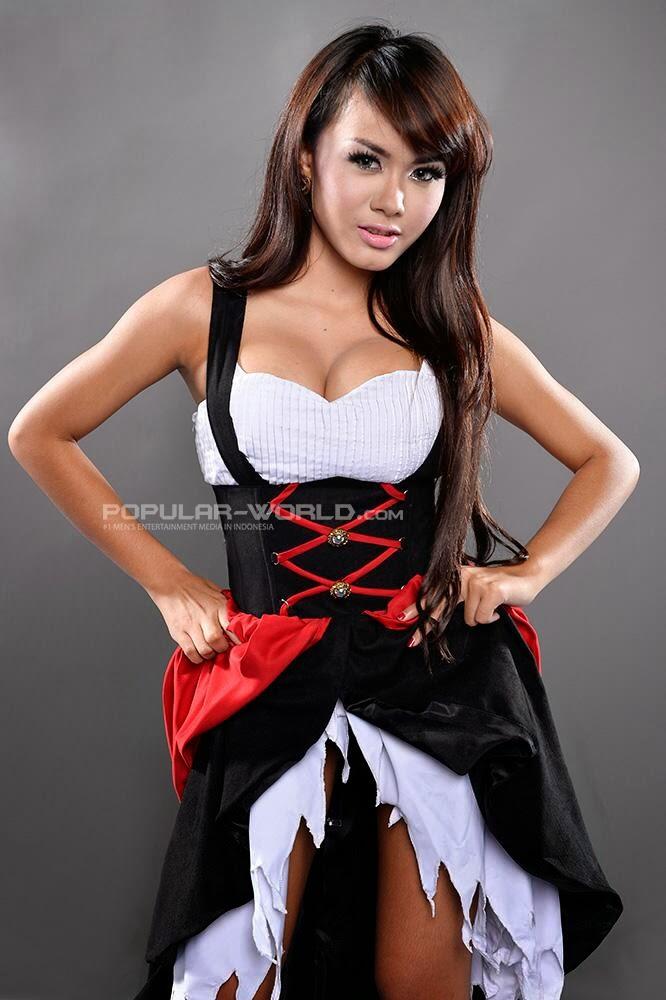 (Indonesian Model) Vee Aurel for BFN 2014 Popular World Magazine 