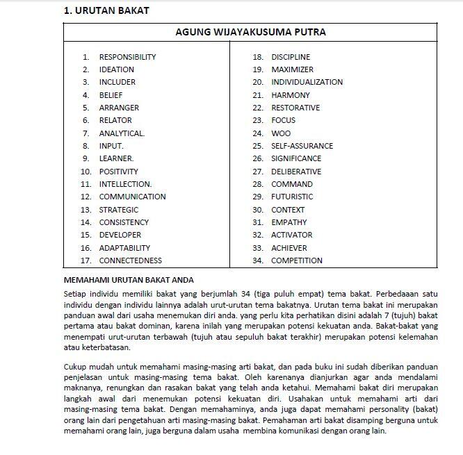 terapi masal agar lebih FREE bisa untuk UN&amp;talent mapping u/ yg mau tau bakat,potensi