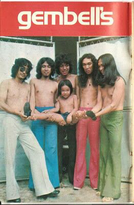 Foto Jadul Band Rock Indonesia Tahun 70-an