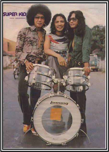 Foto Jadul Band Rock Indonesia Tahun 70-an