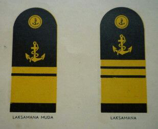Poster kuno th.1950, Tanda Pangkat Angkatan Laut Republik Indonesia