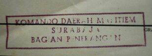 Poster kuno th.1950, Tanda Pangkat Angkatan Laut Republik Indonesia
