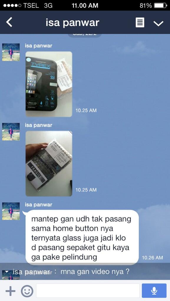 TYREX Tempered Glass | IPHONE 5/5S, SAMSUNG, SONY, LG | MURAH & TERJAMIN