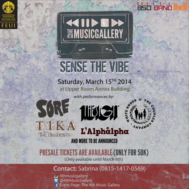 4TH MUSIC GALLERY (THE S.I.G.I.T, WSATC, SORE, L'ALPHALPA, TIKA AND THE DISSIDENTS)