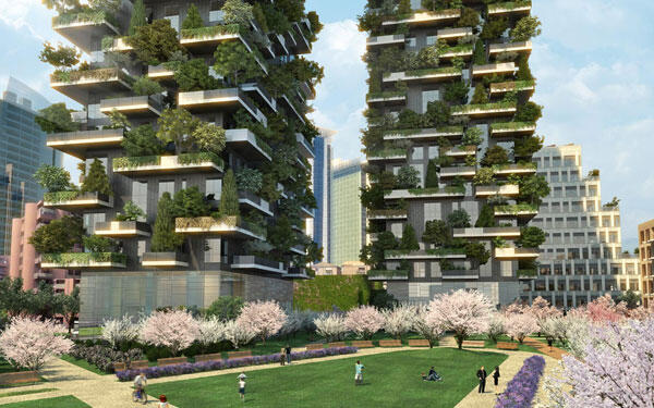 BOSCO VERTICALE: Hutan Vertikal Pertama Di Dunia &#91;CREATIVE GO GREEN&#93;