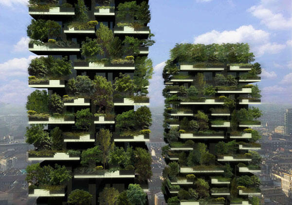 BOSCO VERTICALE: Hutan Vertikal Pertama Di Dunia &#91;CREATIVE GO GREEN&#93;