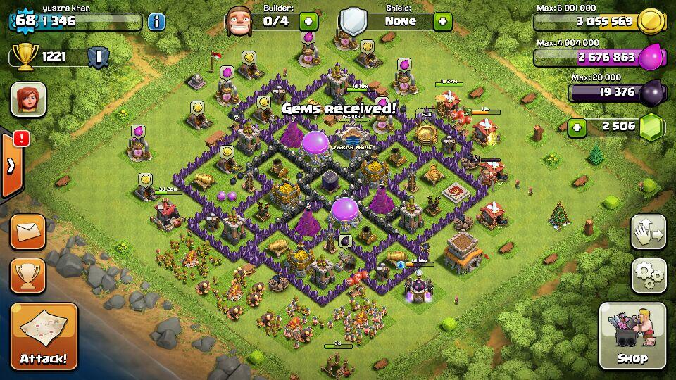 Jual Gems Clash of Clans Android