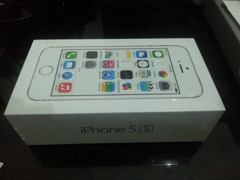 iphone 5S 16GB Silver Garansi SES