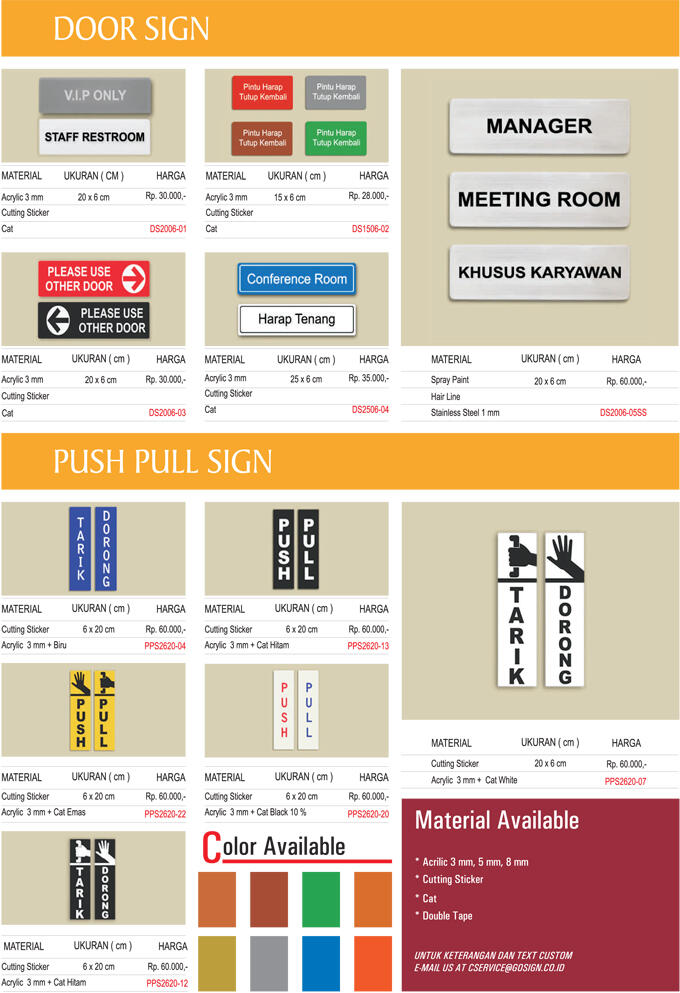 Reklame, Sign, Billboard, Huruf Timbul, Neon Box, Dll | GOSIGN INDONESIA