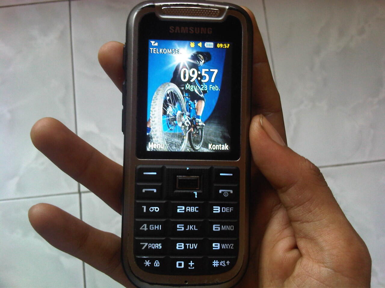 Jual samsung badak Xcover2 C3350 2nd Mulus 90%