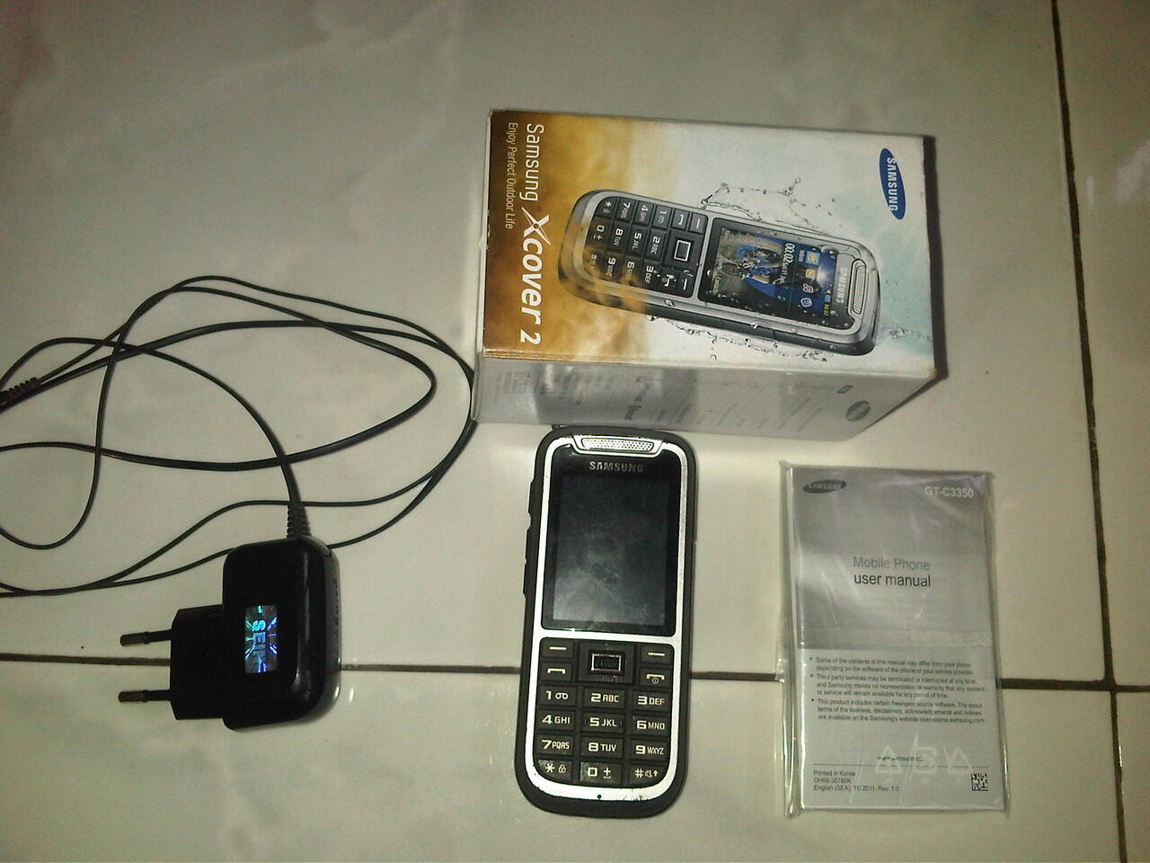 Jual samsung badak Xcover2 C3350 2nd Mulus 90%