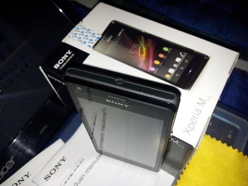 Sony XPERIA M black dual sim garansi panjang CIKARANG BEKASI