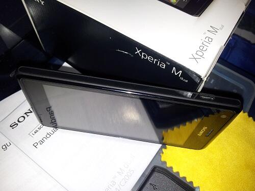 Sony XPERIA M black dual sim garansi panjang CIKARANG BEKASI