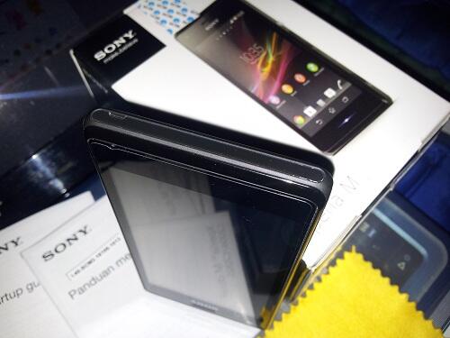 Sony XPERIA M black dual sim garansi panjang CIKARANG BEKASI