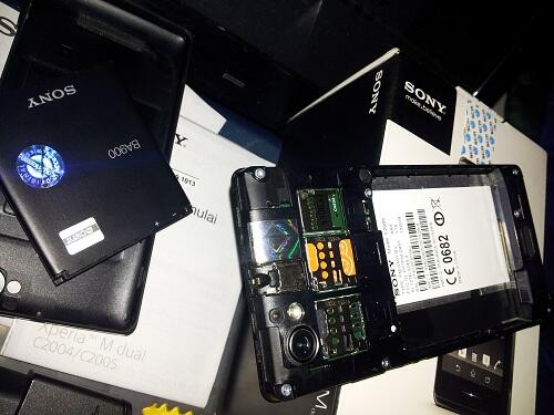 Sony XPERIA M black dual sim garansi panjang CIKARANG BEKASI