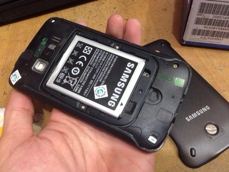 Samsung badak Rugby Smart i847 Android langka tahan air
