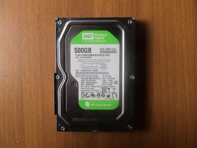 HDD Hardisk WD 3,5" Sata Internal 500 Gb - 32 Mb cache (Sukabumi)