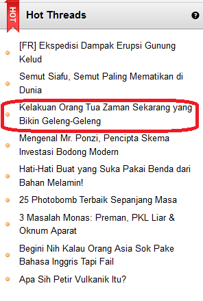 Kelakuan Orang Tua Zaman Sekarang, Gokil Banget gan 