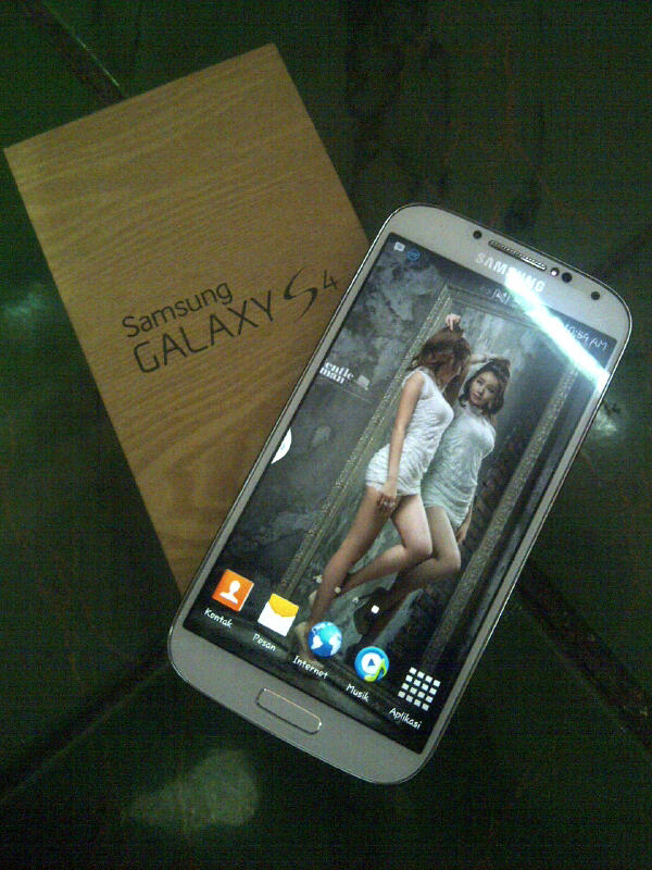 SAMSUNG S4 WHITE ORIGINAL SEIN GARANSI PANJANG