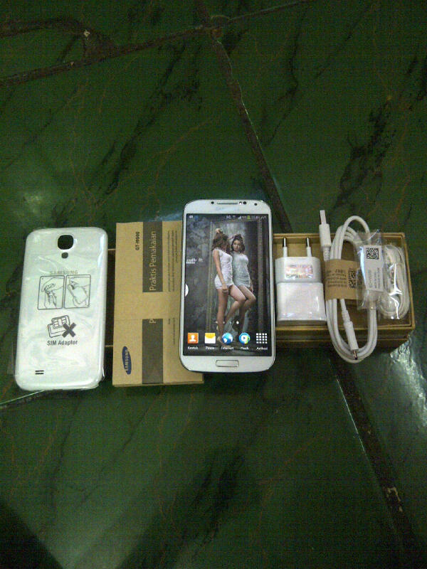 SAMSUNG S4 WHITE ORIGINAL SEIN GARANSI PANJANG