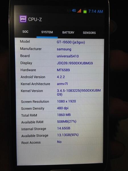 Samsung Galaxy S4 SuperKing 5" Kamera 13MP, Gorilla Glass, All Sensor Aktif, Bandung