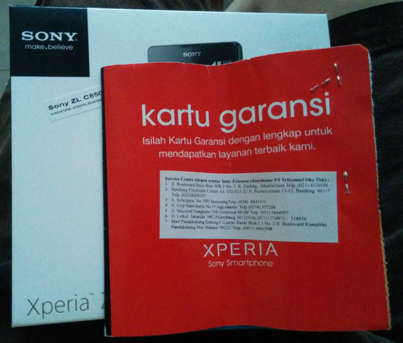 HP Sony Xperia ZL