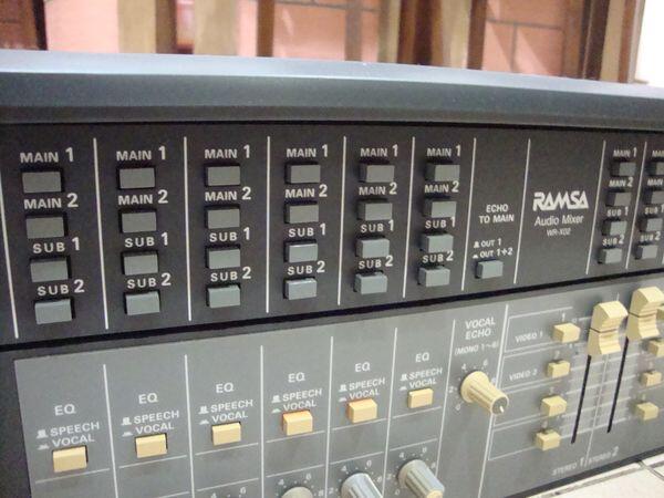 Terjual Mixer Rack Audio-Video 8 channel Stereo – Ramsa WR 