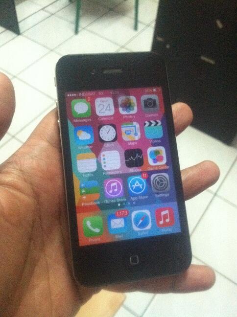 iPhone 4G 16GB FU GSM Black murah meriah