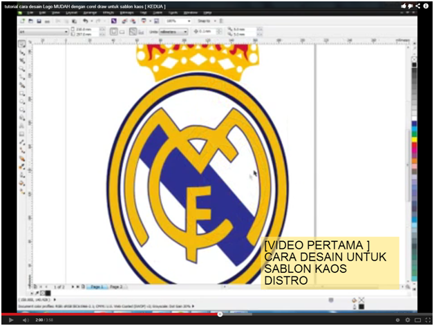 Tutorial Buat Logo Bola Mudah dengan Corel Draw &#91; SANGAT-SANGAT MUDAH DAN CEPAT&#93; 