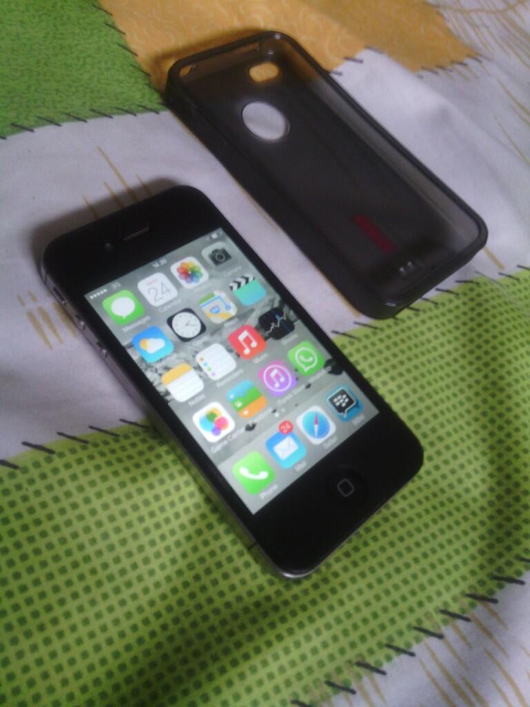 JUAL IPHONE CDMA BLACK 16GB LENGKAP MULUS