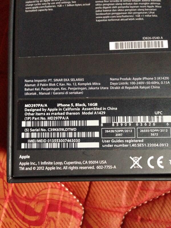 (wts) iphone 5 black FU(16GB) Nego-REKBER